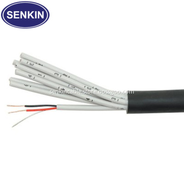 Flexible Multicore Polyvinyl Chloride Insulation PUR Cable